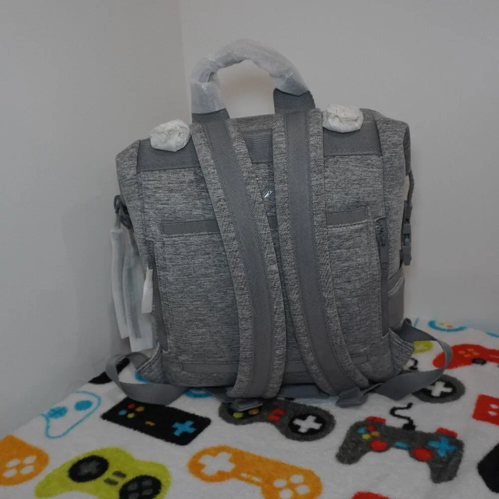 Dagne Dover Medium Indi Diaper Bag in color Heather Grey